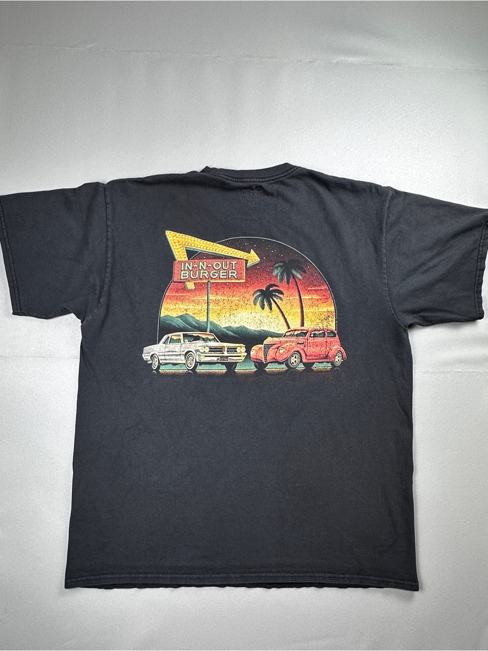 In-N-Out Burger Arizona Graphic T-Shirt Men’s L Black 100% Cotton